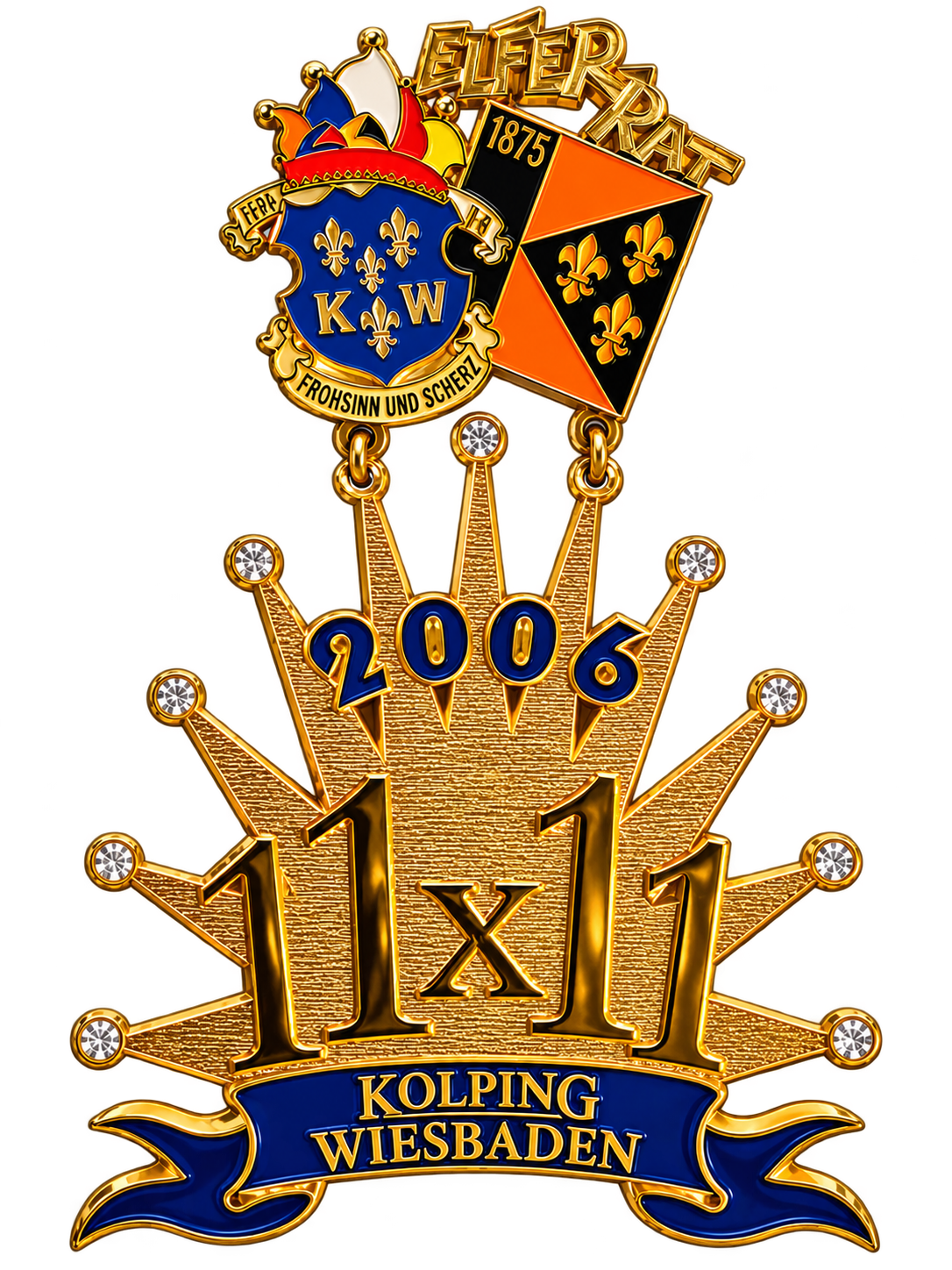 Prunkvolle Kolping Karnevalsmedaille 2006
